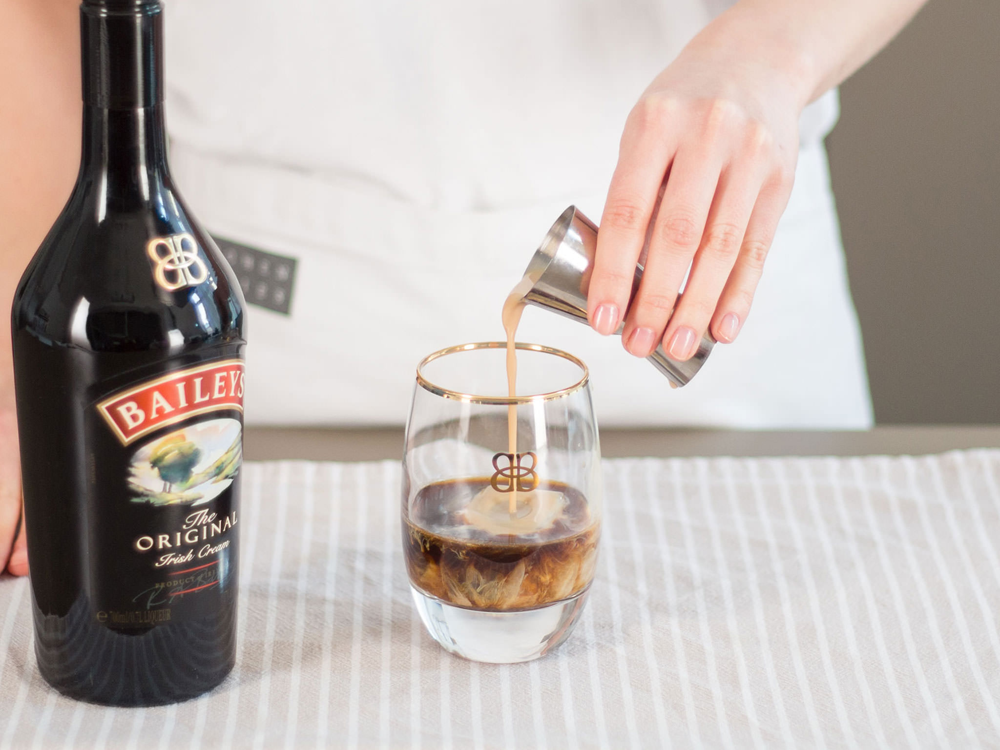Cold brew Irish coffee