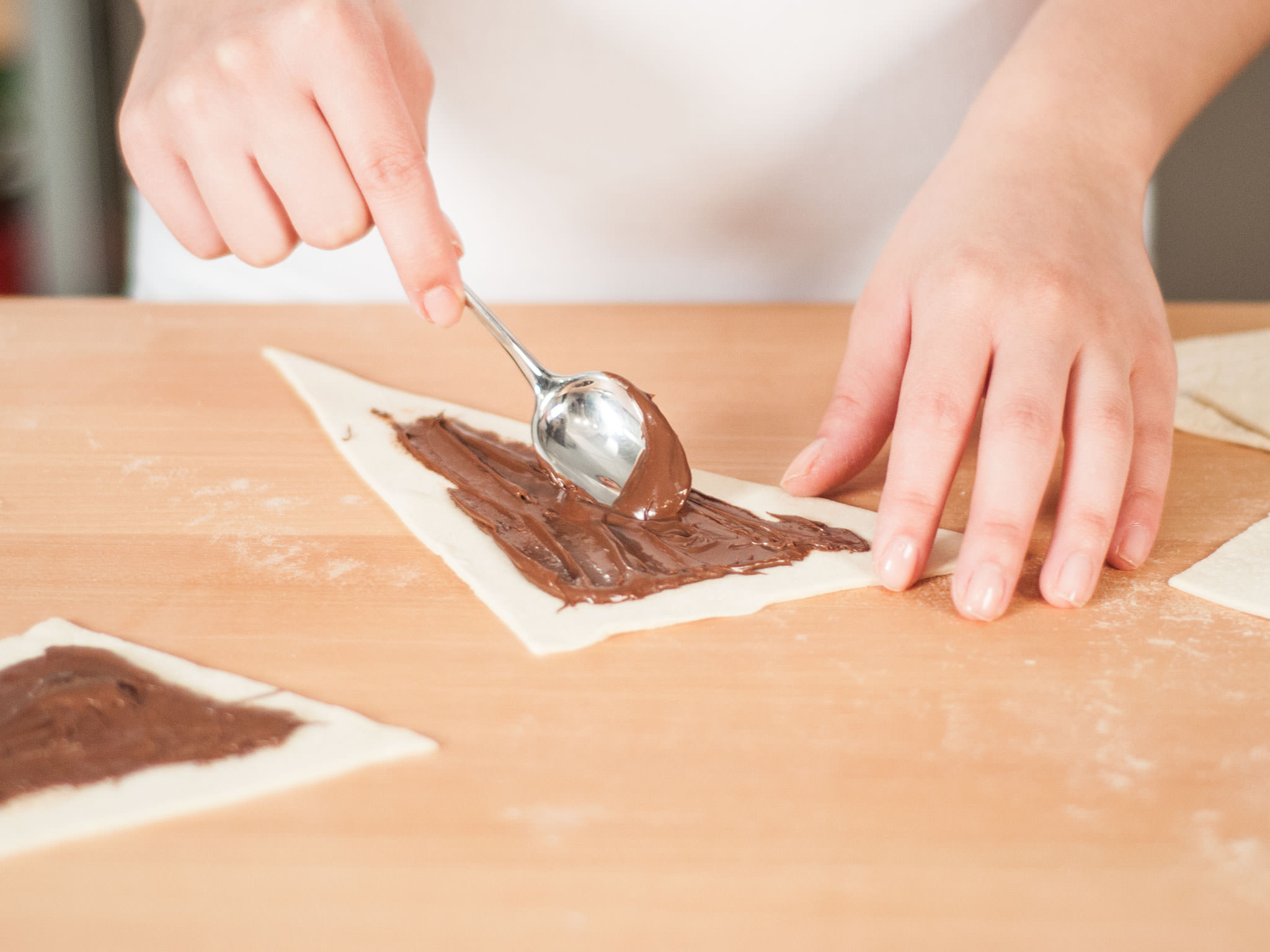 Quick chocolate croissant