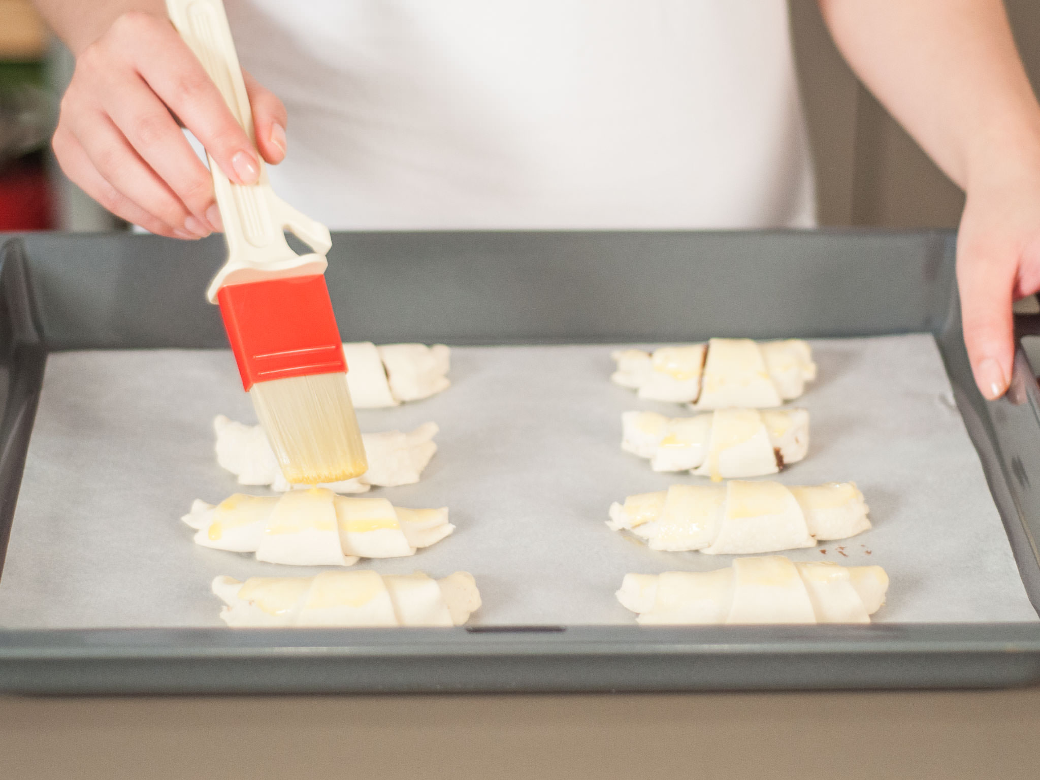 Quick chocolate croissant