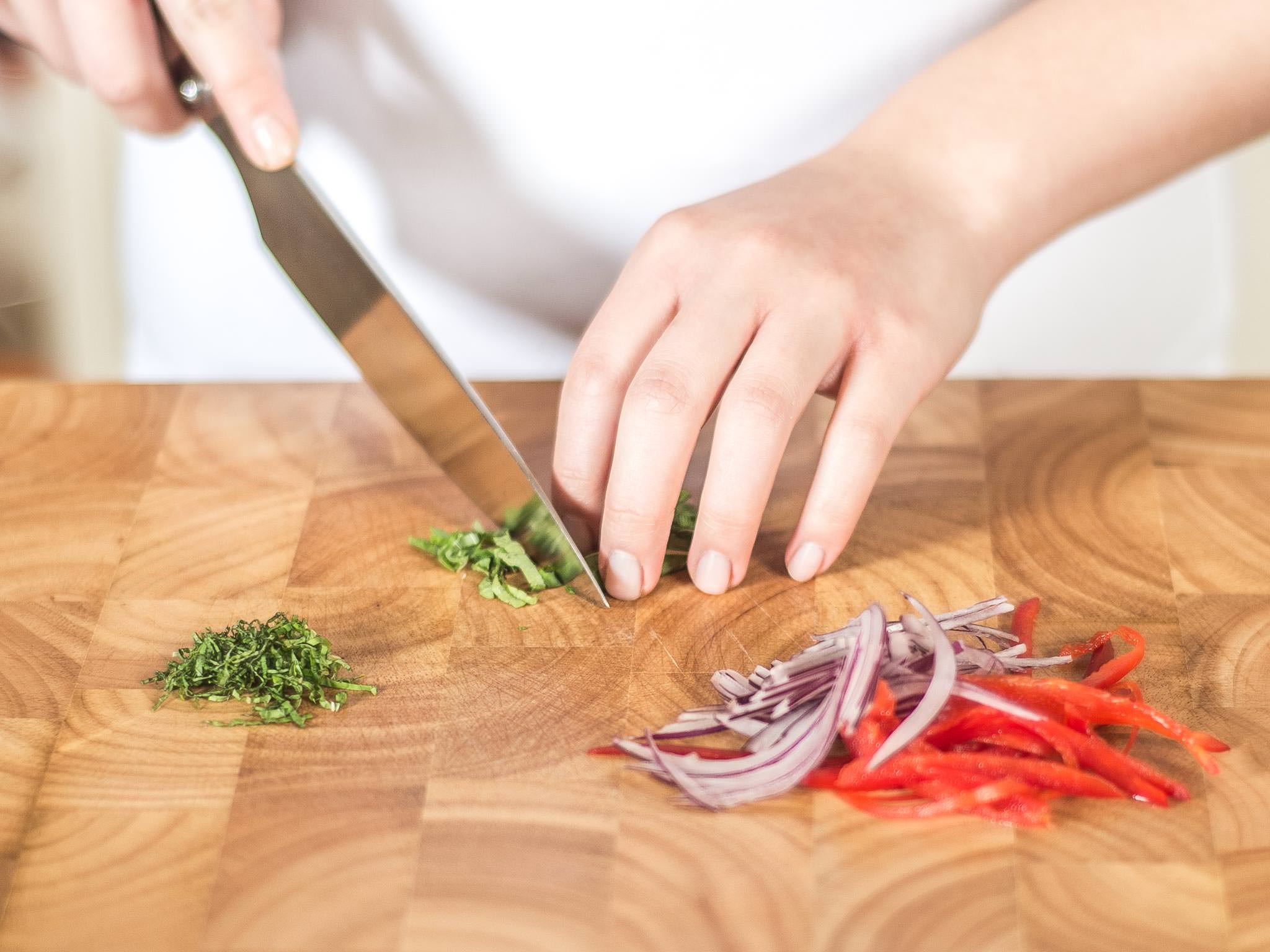 Thai noodle and beef salad